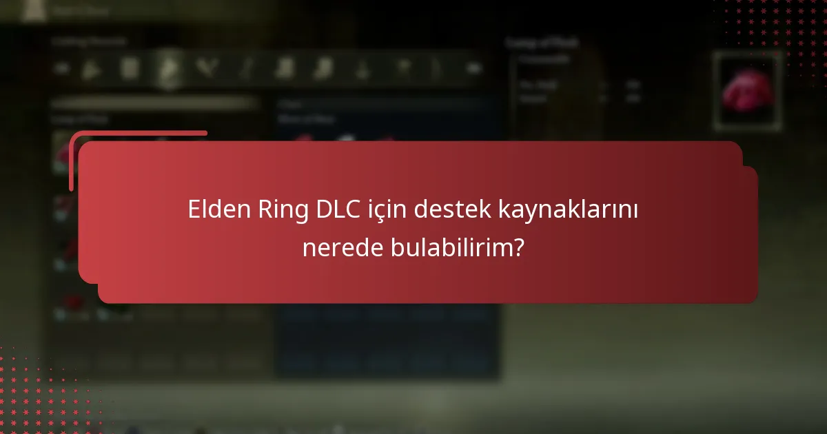 Elden Ring DLC sorunlarını nasıl giderebilirim?