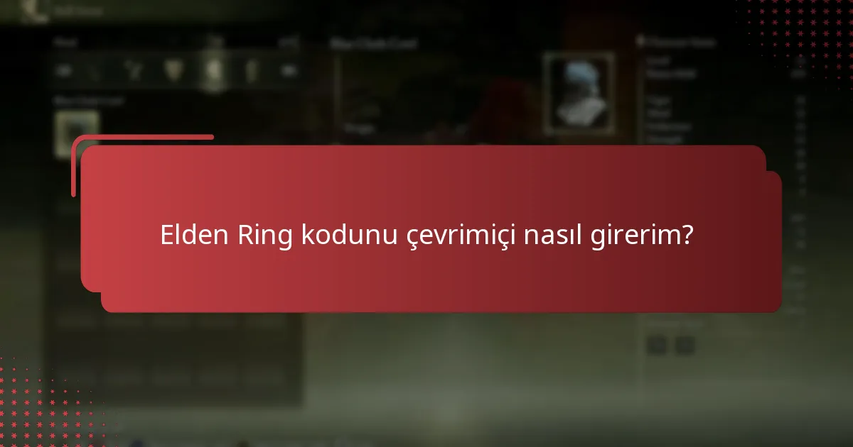 Elden Ring kodunu Xbox konsolumda nasıl girerim?